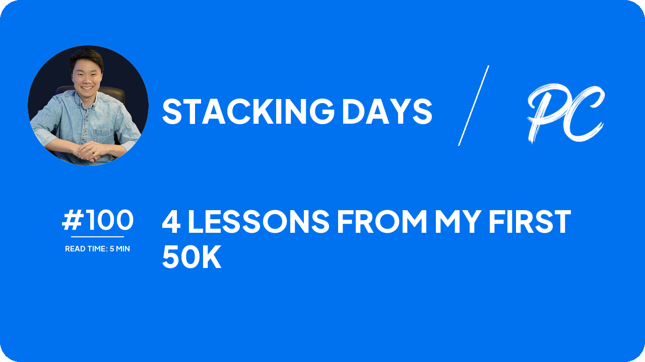 4 Lessons From My First $50K