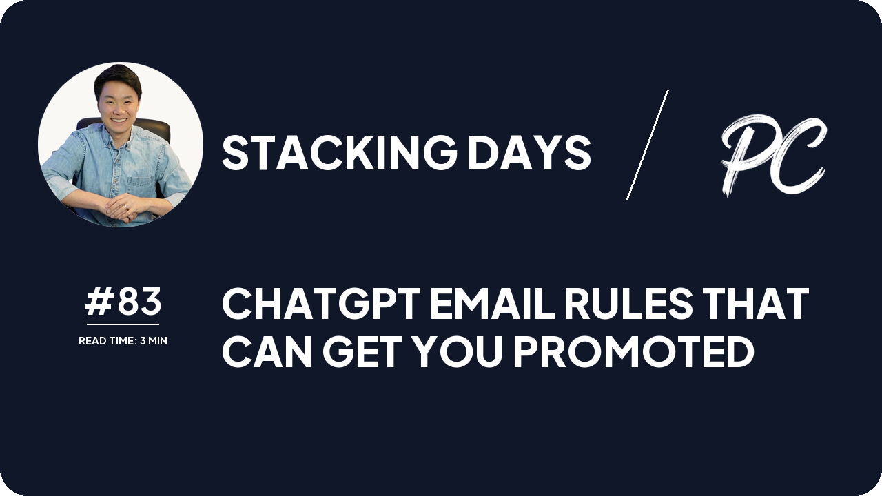ChatGPT Email Rules That Can Get You Promoted