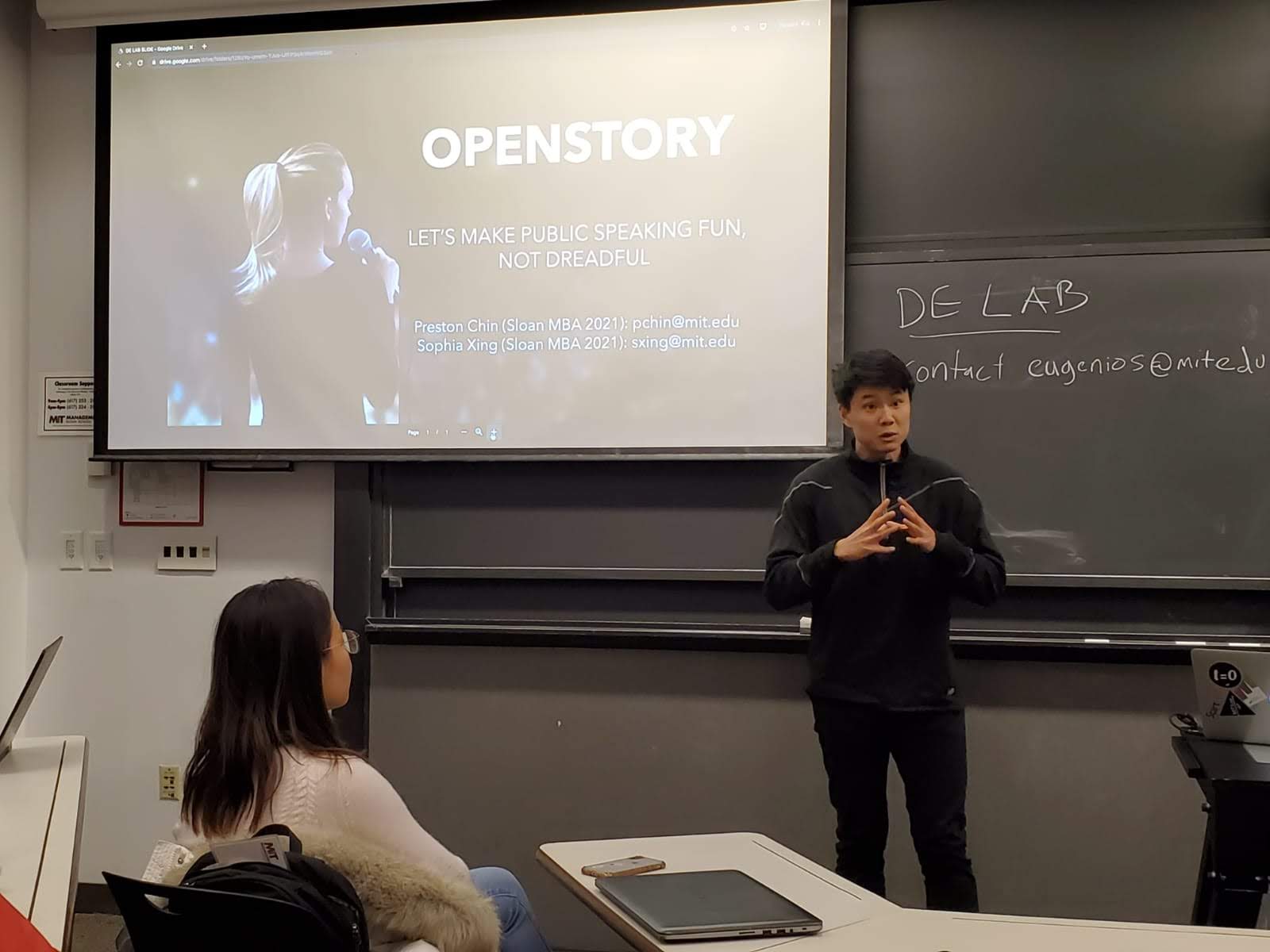 Pitching at MIT in 2020