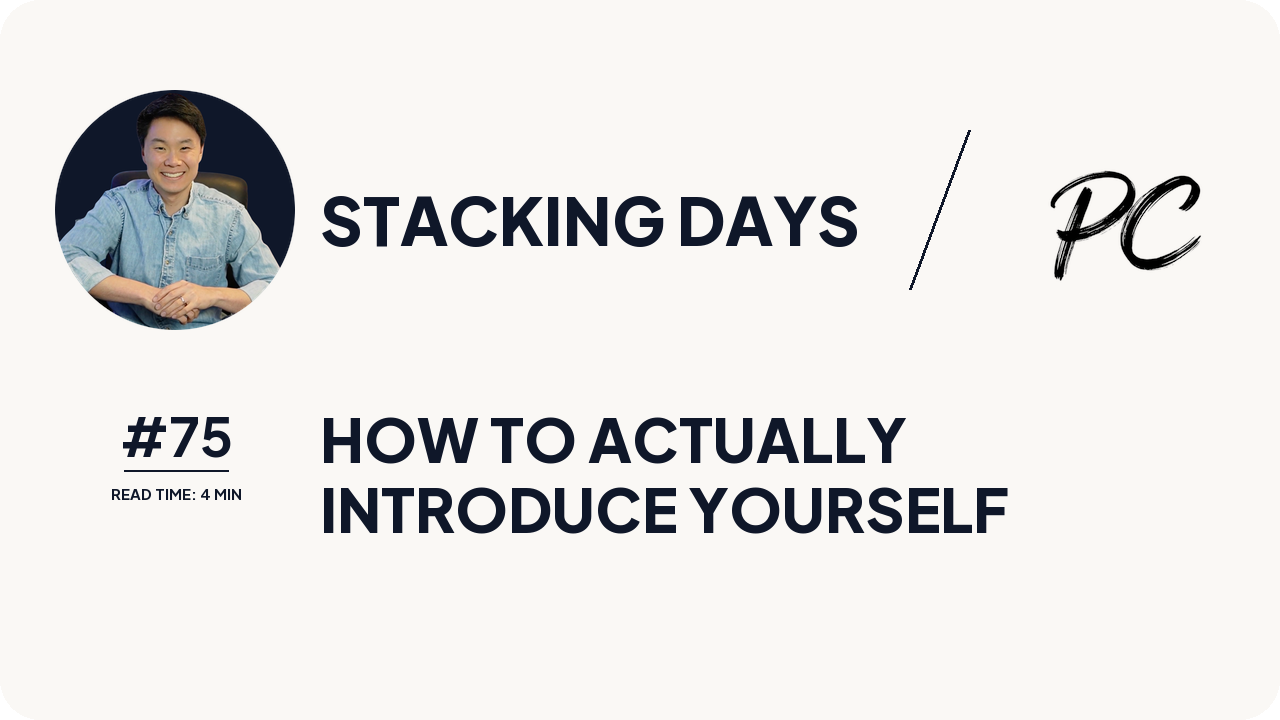 How To Actually Introduce Yourself