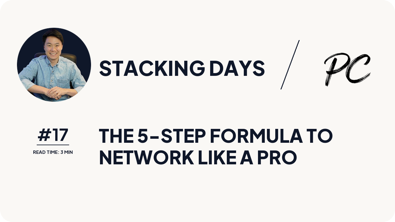 The 5-Step Formula To Network Like A Pro