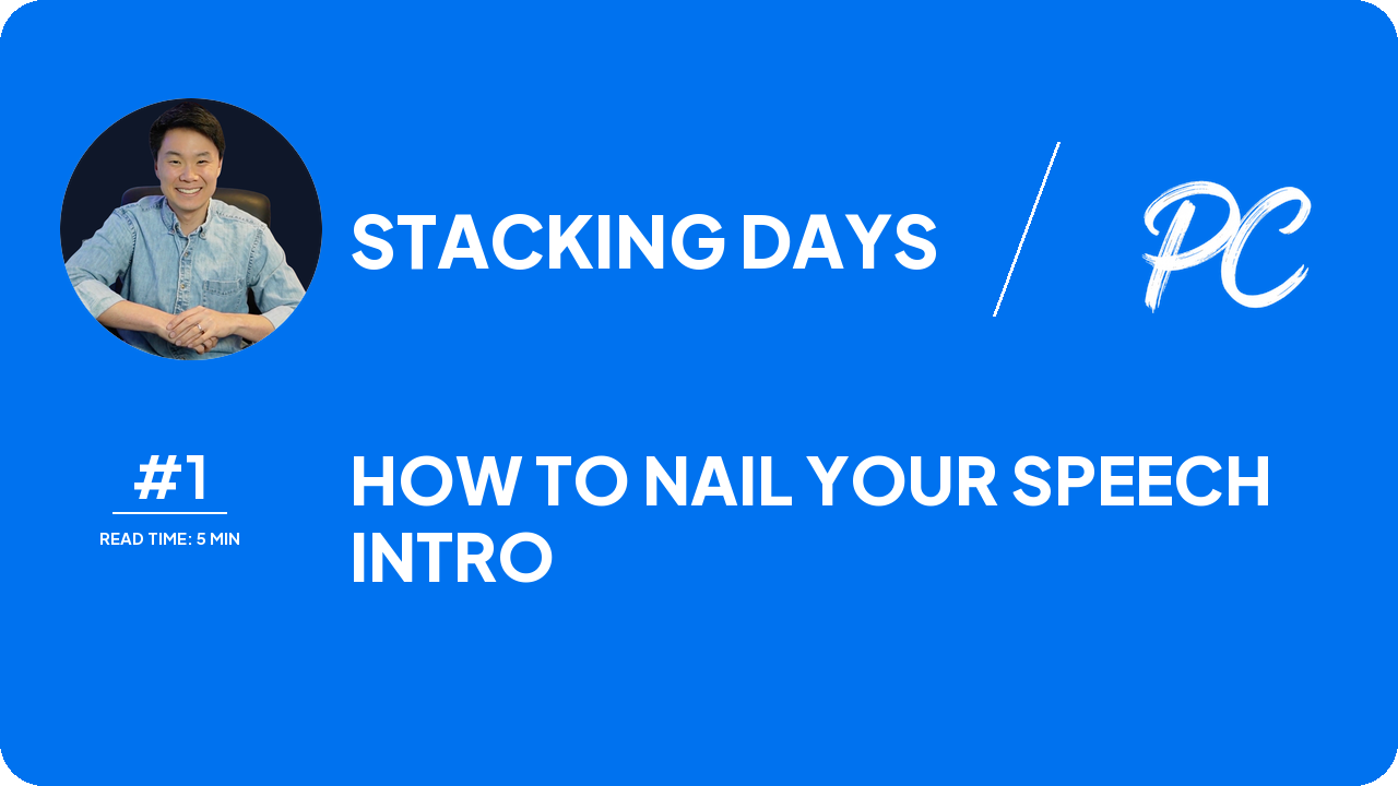 How To Nail Your Speech Intro