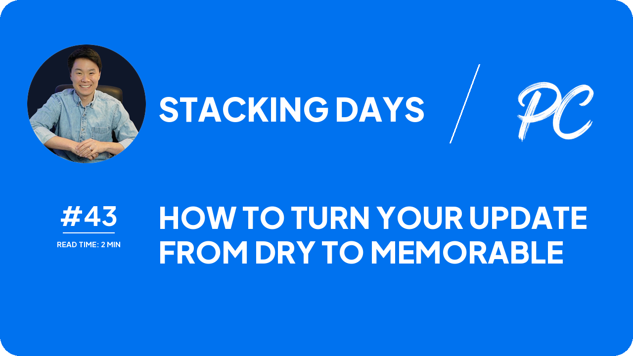 How To Turn Your Update From Dry To Memorable