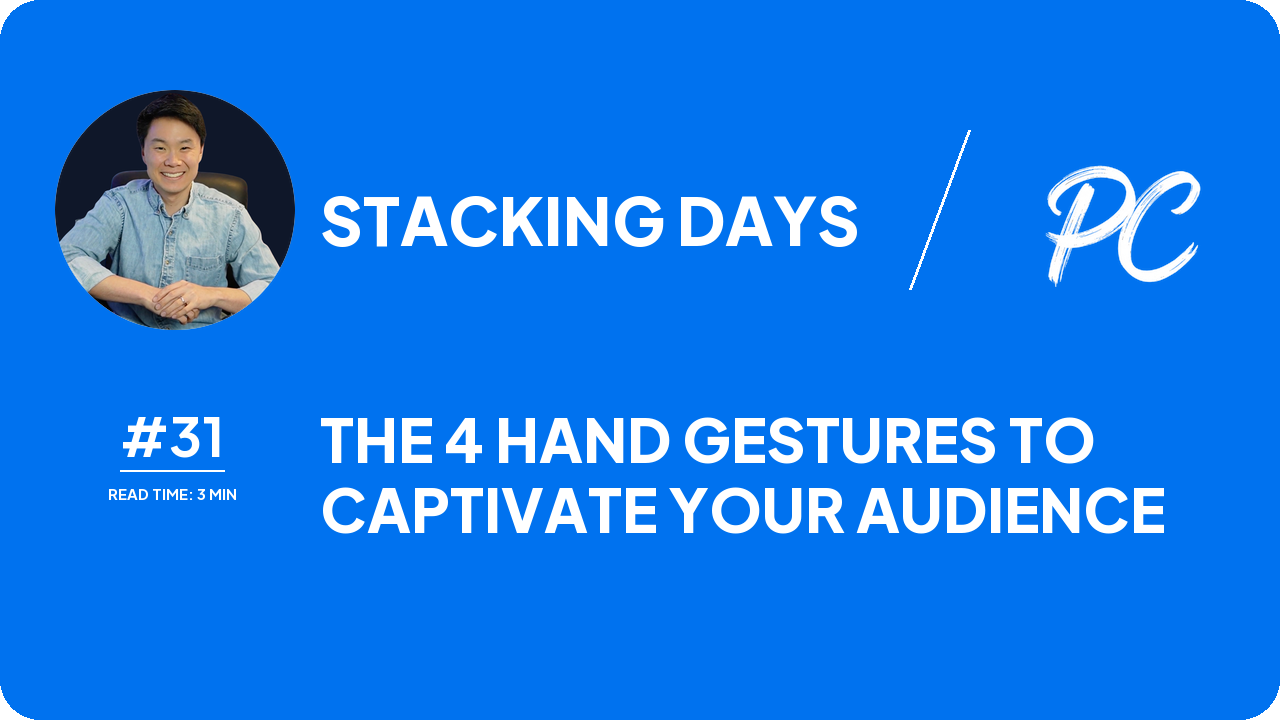 The 4 Hand Gestures To Captivate Your Audience