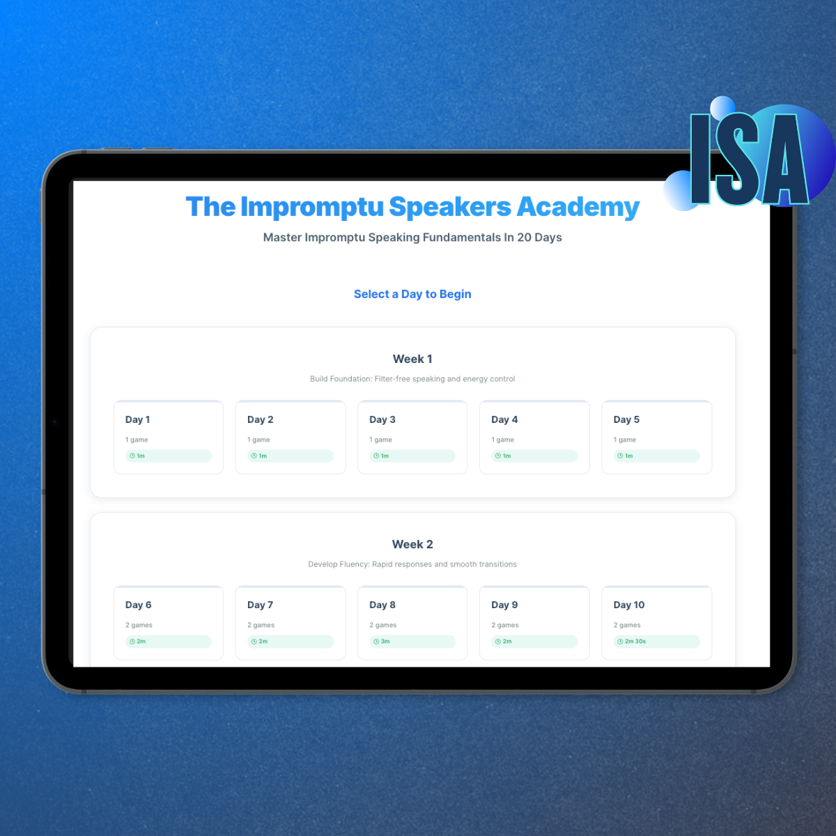 The ISA App